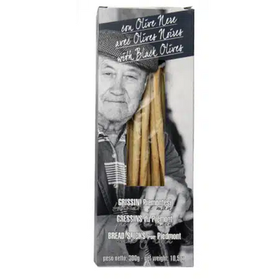 Gressins aux olives noires