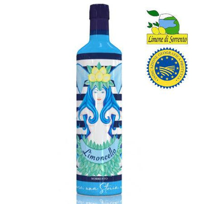 Limoncello de Sorrente I.G.P bouteille collection Piemme 70cl, limoncello italien I.G.P, limoncello, véritable limoncello italien