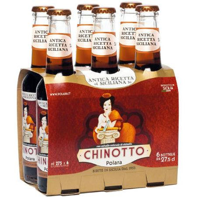 Chinotto Polara pack de 6 x 27,5cl, chinotto, Boisson italienne chinotto, boisson italienne au chinotto