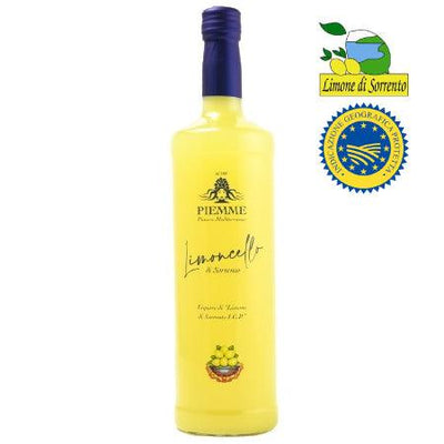 Limoncello de Sorrente I.G.P 100cl Piemme, limoncello italien, véritable limoncello italien